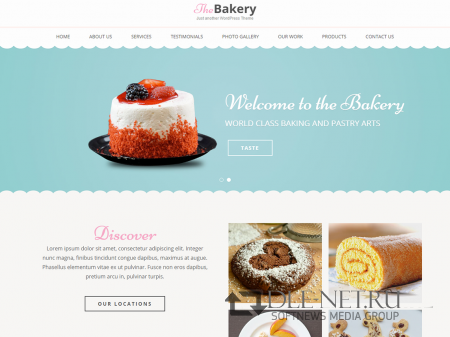 Шаблон Bakes And Cakes для wordpress